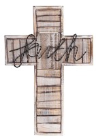 View Decorative Wooden Cross-Faith