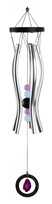 View Wooden Top Agate Geode Wind Chime-Wavy Tube