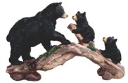 View Bear with Cubs on Bridge