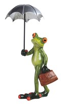 View Frog with Umbrella