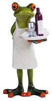 View Frog Chef Wine Serving