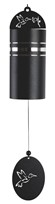 View Metal Black Hummingbird Chime