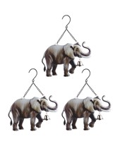 View Elephant Ornament Set