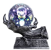 View Silver Dragon Claw Holding Glass Globe