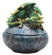 View Green Dragon Trinket Box