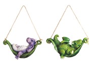 View Mini Dragon on Hammock Ornaments Set
