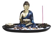 View Buddha with Candle&Incense Holder