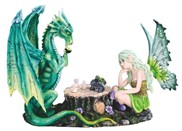 View Fairy and Dragon Playing Chess