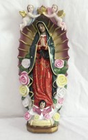 View 10 1/2" Our Lady of Guadalupe with Roses