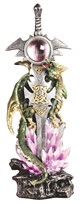 View Green Dragon with Sword