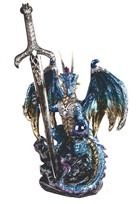 View Blue Dragon with Sword