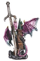 View Purple Dragon with Sword