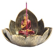 View Red Buddha Incense Burner