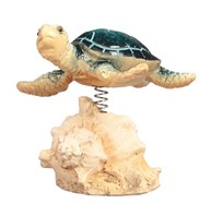 View Blue Sea Turtle, Spring-Bubble