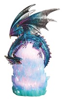 View Blue Dragon Lantern with LED