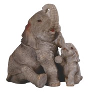View Elephant with cub