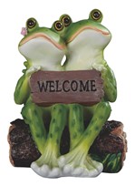 View Frog Couple on Bench