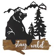 View Bear Wall Decoration-STAY WILD