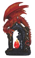 View LED Dragon on Gate