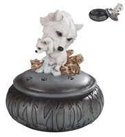 View Love Wolf Trinket Box