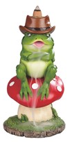 View Frog on Mushroom Backflow