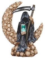 View LED Santa Muerte on Moon