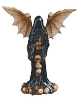 View Santa Muerte with Bat Wings