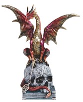 View Dragon on a Skull