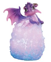View LED Cute Dragon on Egg Shape Icicles