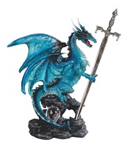 View Purple Dragon with Sword