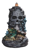 View Dragon with Skull Backflow