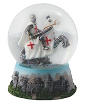 View Crusader Cavalry Snow Globe