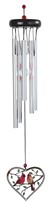 View Wood Top Chime-Cardinal Couple