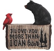 View Bear with Cardinal