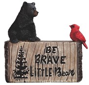 View Bear with Cardinal