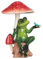 View Frog with Mushroom