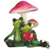 View Frog Couple with Mushroom