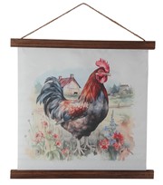 View Rooster Wall Plaque