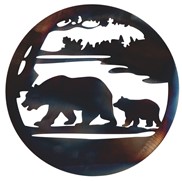 View Bear with Cub Wall Plaque