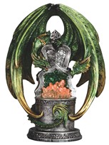 View Dragon with Treasure Box & LED