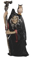 View Witch with Cane & Owl