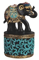 View Thai Elephant Trinket Box