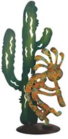 View Kokopelli and Cactus