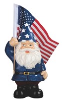 View Gnome with US Flag