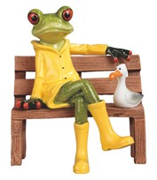 View Frog in RainCoat