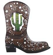 View Cactus in Boots Wall Décor