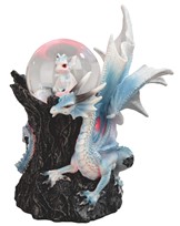 View LED Dragon Snow Globe