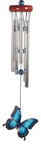 View WoodTop Blue Butterfly Windchime