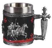 View Mug Crusaders Riding Horse