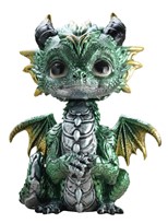View Dragon Green Bobble Head